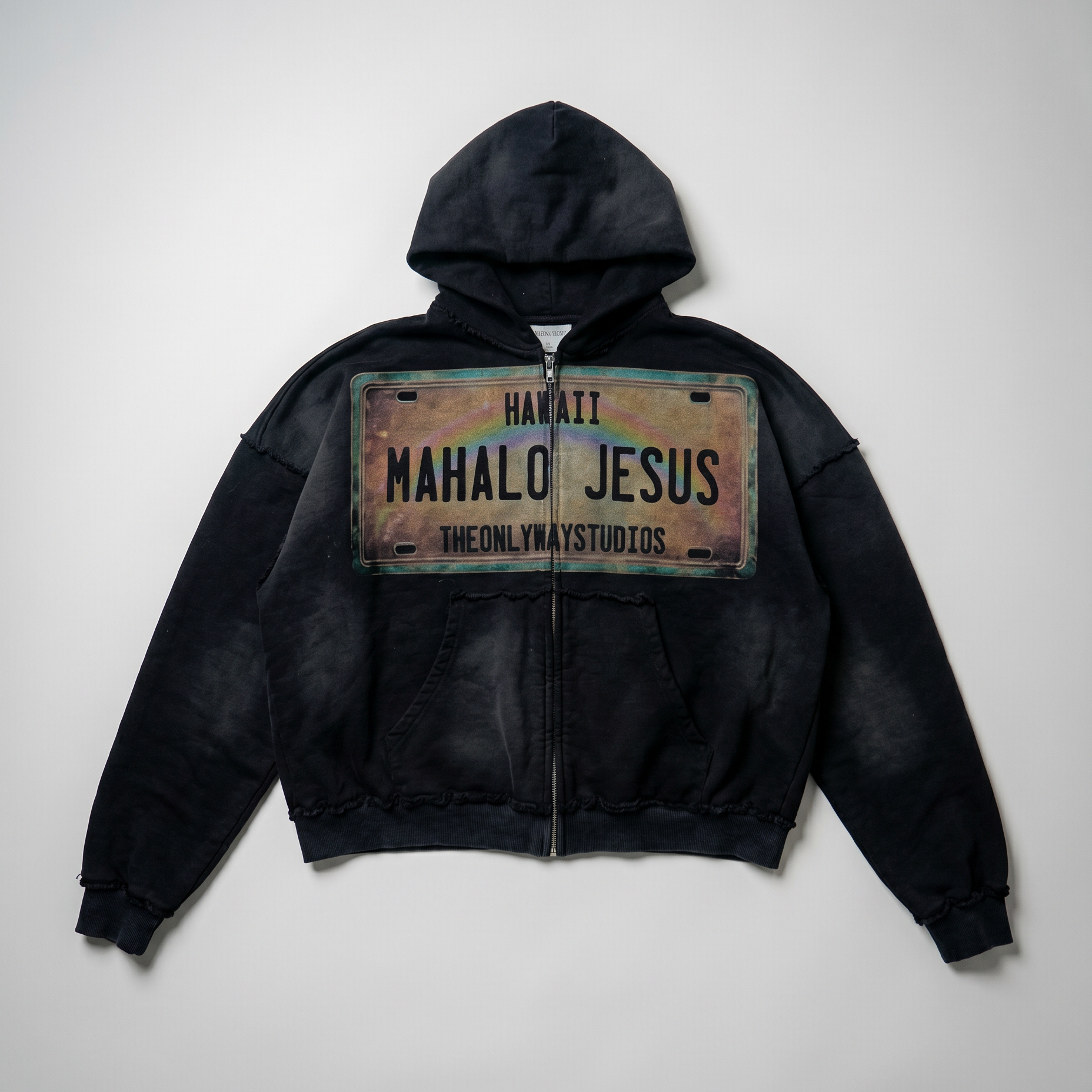 Mahalo Jesus Zip-Up
